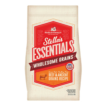 Stella & Chewy's Dog Essential Beef & Ancestrial Grains 3Lb