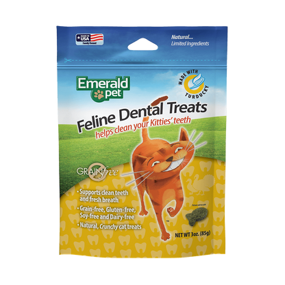 Emerald Pet Cat Dental Treat Turducky 3oz