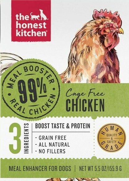 The Honest Kitchen Dog 99% Chicken Meal Booster Wet Dog Food 5.5oz. Carton (Case of 12)