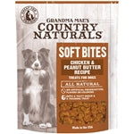 Grandma Mae's Country Naturals Soft Bites Dog Treats Chicken & Peanut Butter 1ea/5oz.