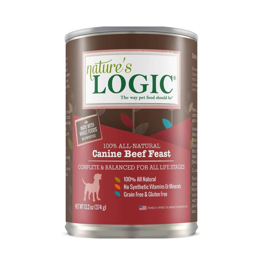 Natures Logic Dog Beef 13.2oz. (Case of 12)