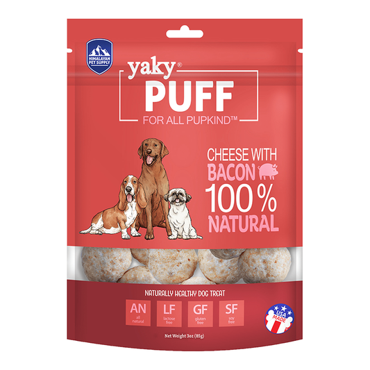 Himalayan Dog Yaky Puff Bacon 2oz.