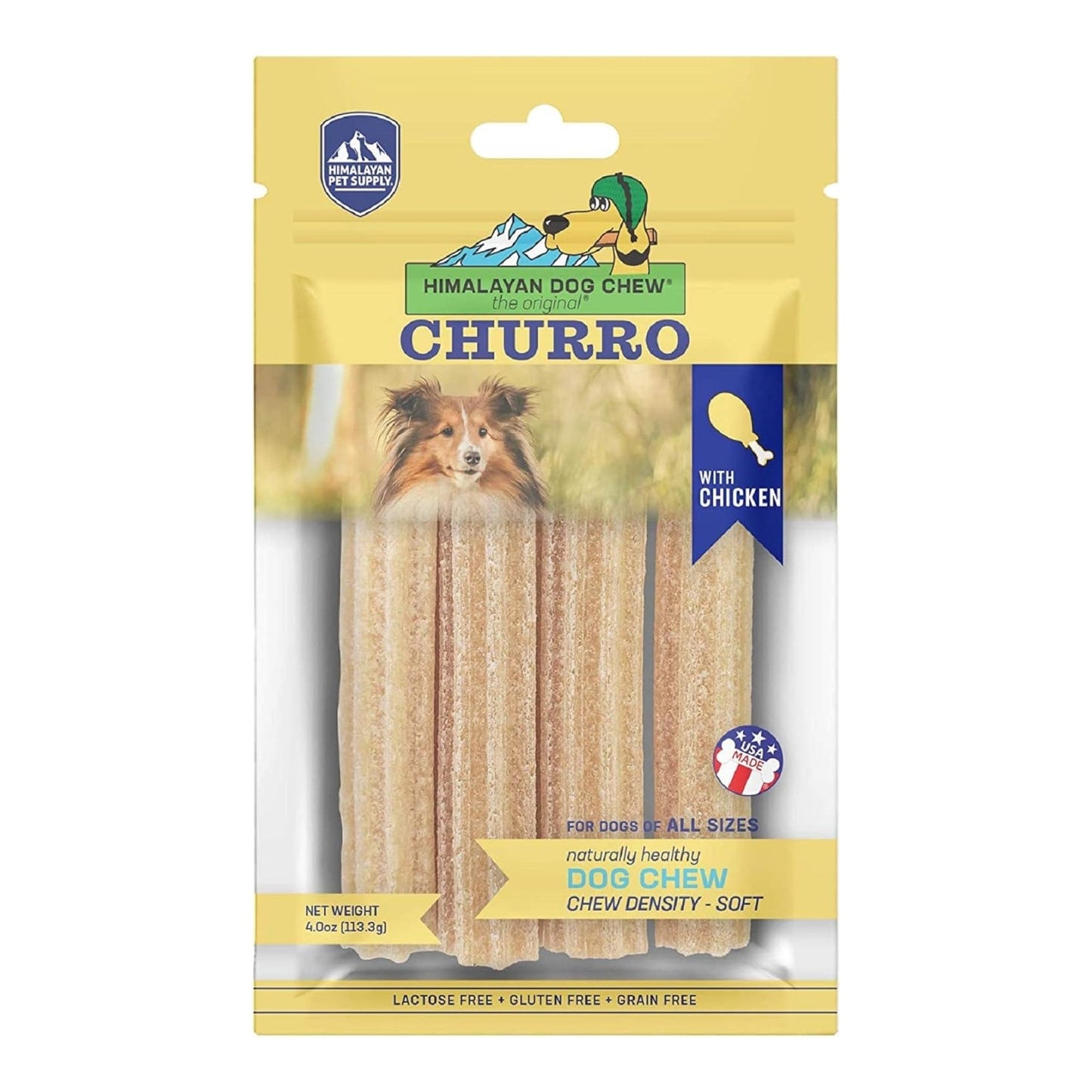 Himalayan Dog Yaky Churro Chicken 4oz.