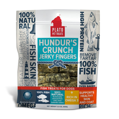 Plato Hundurs Crunch Jerky Finger 3.5oz.