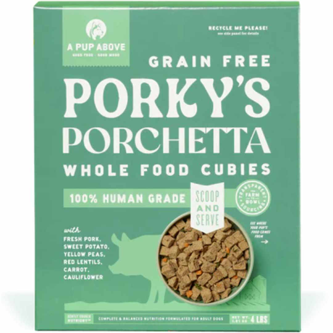 A Pup Above Dog Grain Free Cubies Pork 2Lb 4 Count