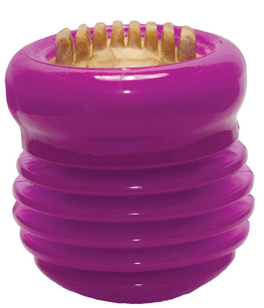 Starmark Groovy Ball with USA Made Treat Purple 1ea/LG