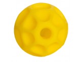 Starmark Treat Dispensing Tetraflex Dog Toy Yellow 1ea/SM