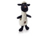 Charming Pet Products Scruffles Lamb Plush Dog Toy Black/White 1ea/SM