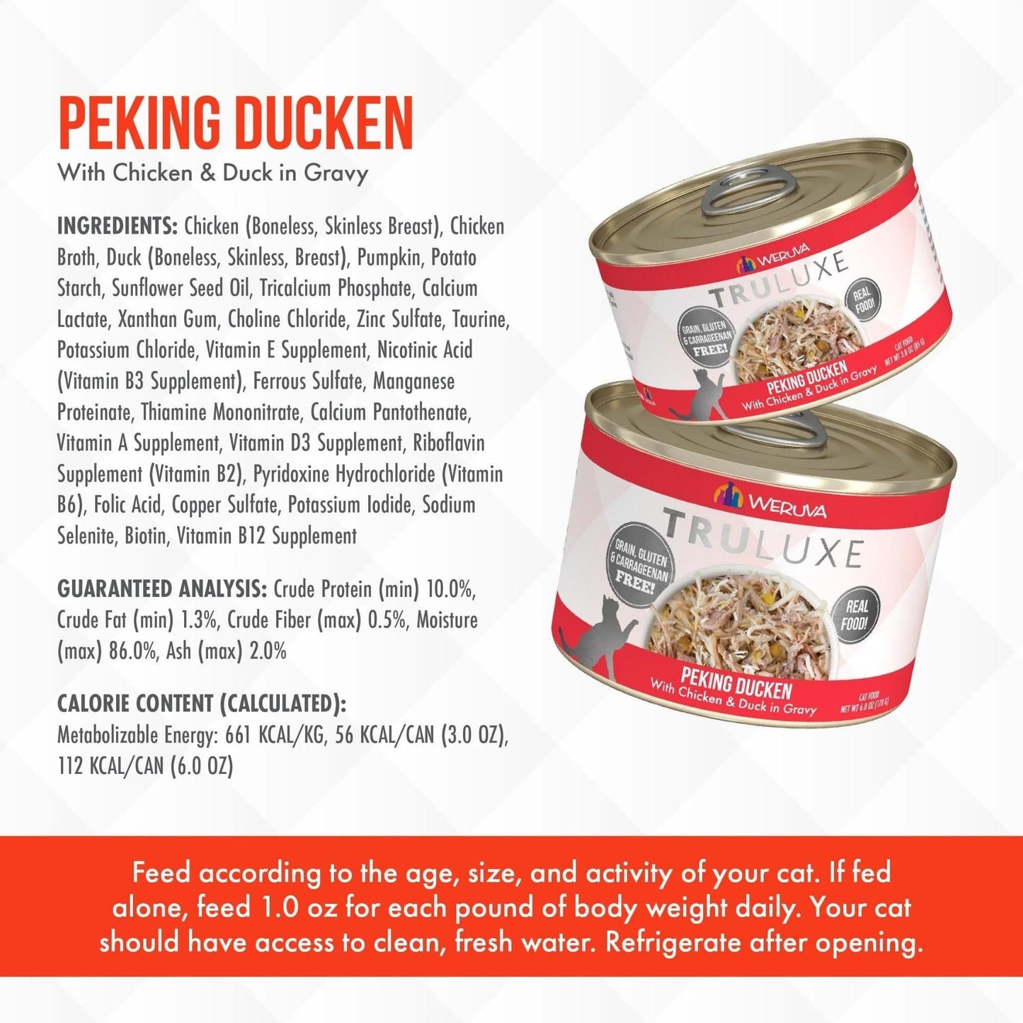 Truluxe Cat Peking Ducken 3oz. (Case of 24)