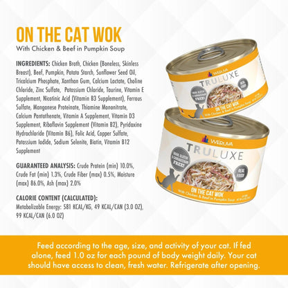 Truluxe Cat On The Cat Wok 3oz. (Case of 24)