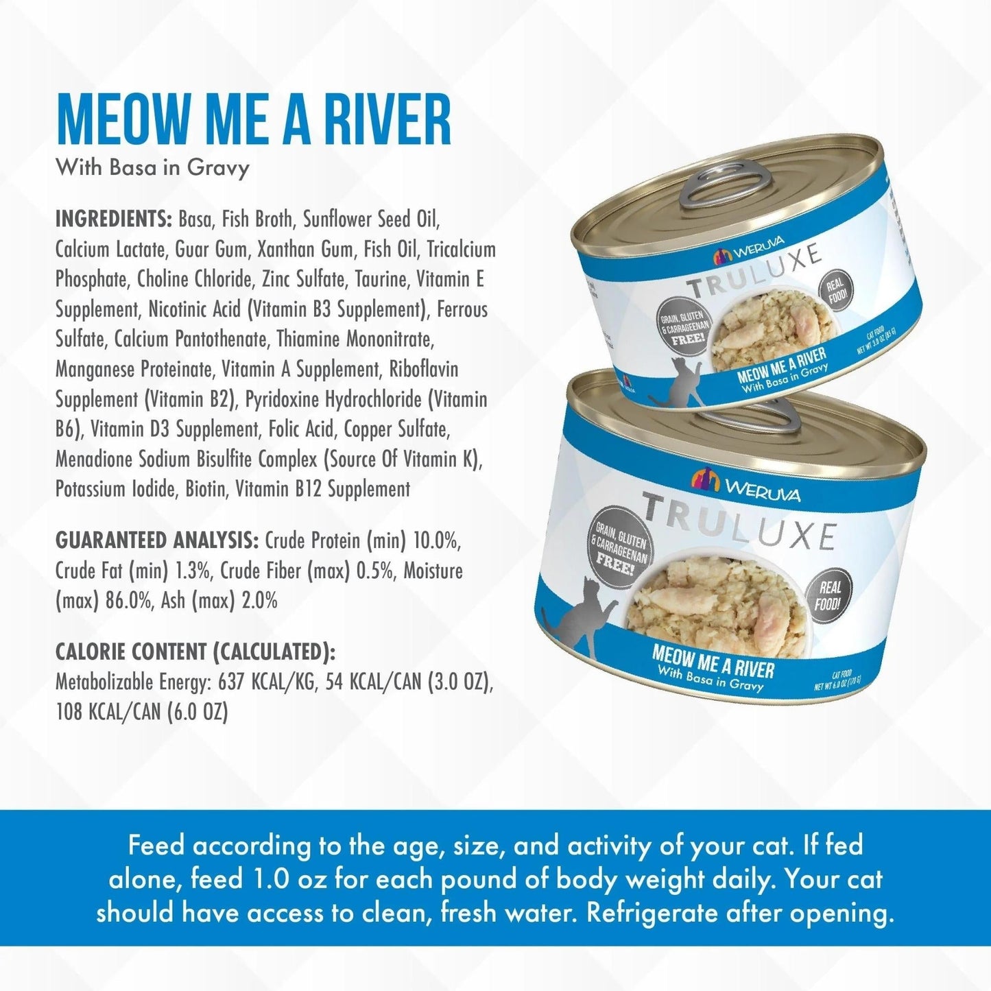 Truluxe Cat Meow Me A River 3oz. (Case of 24)