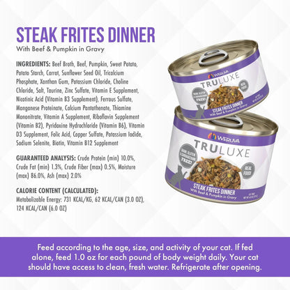 Truluxe Cat Steak Frites 6Oz (Case of 24)