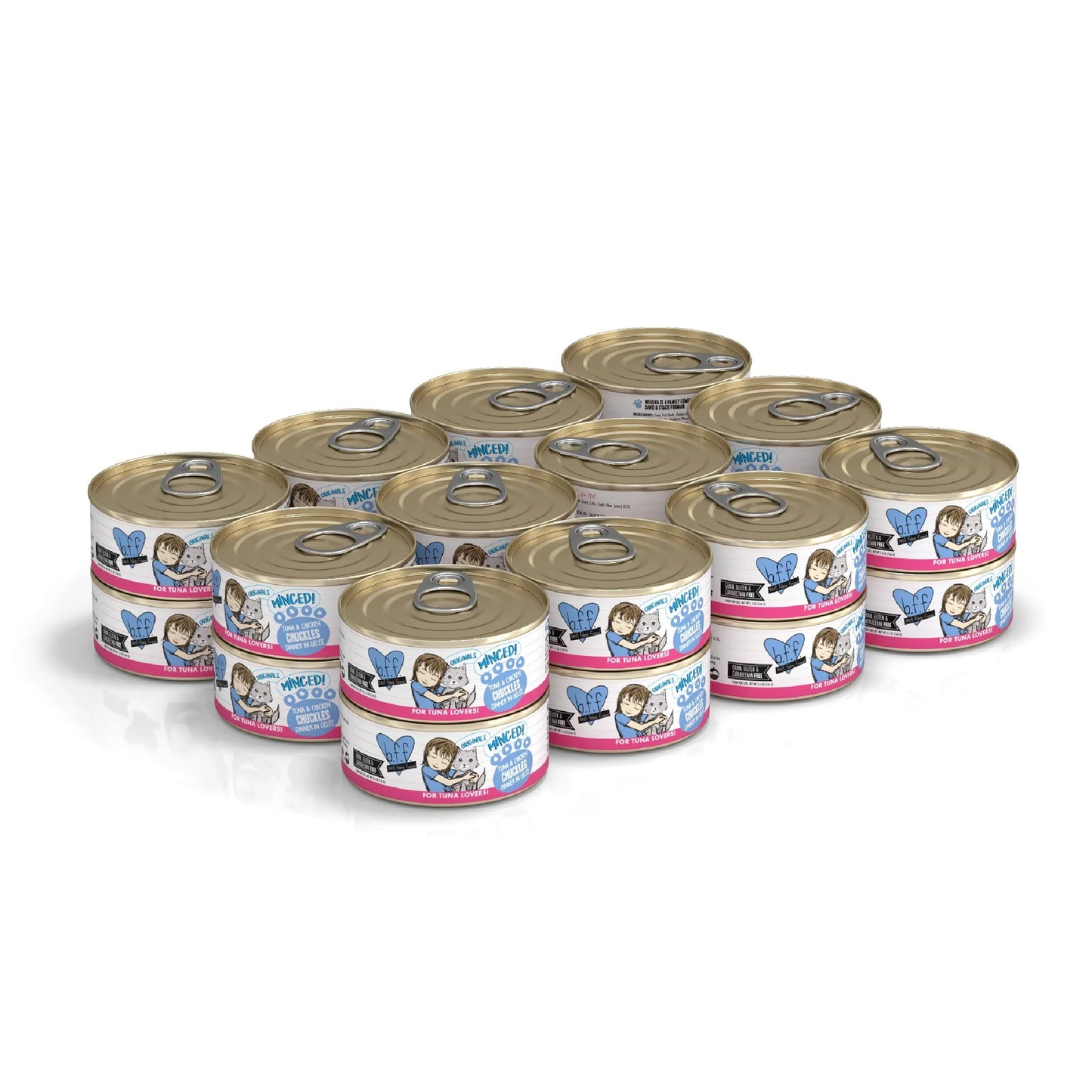 BFF Cat Tuna and Chicken Chuckles Dinner in Gele 5.5oz. (Case of 24)