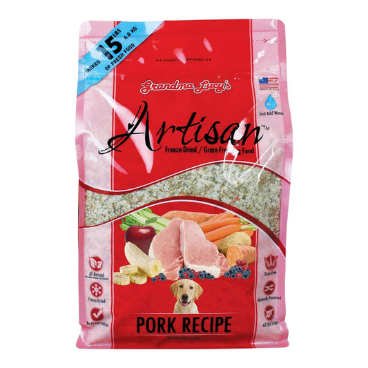 Grandma Lucys Dog Artisian Grain Free Pork 3 Lbs.