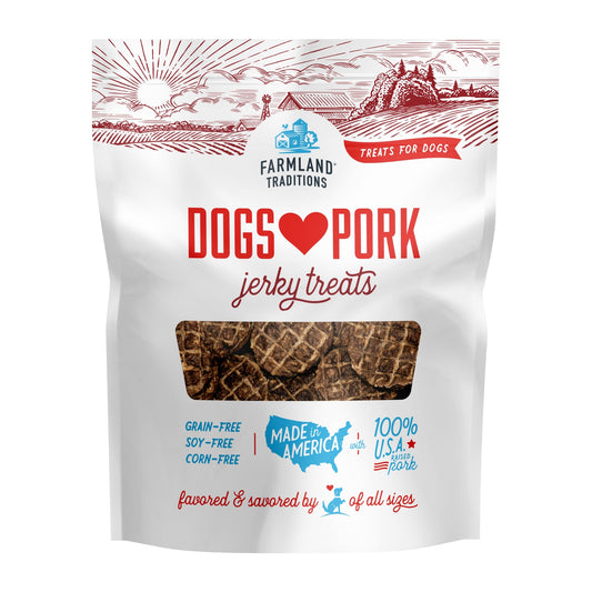 Farmland Traditions Dogs Love Pork Jerky Dog Treats 1ea/13.5oz.