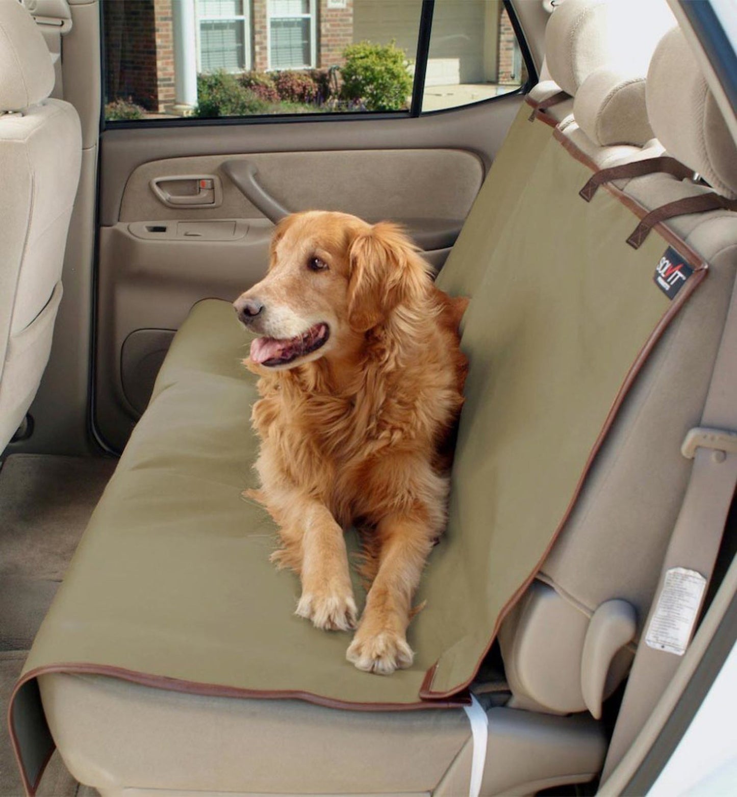 Solvit Products Happy Ride Bench Seat Cover Tan 1ea/One Size