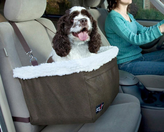 Solvit Products Standard Dog Booster Seat Brown 1ea/XL