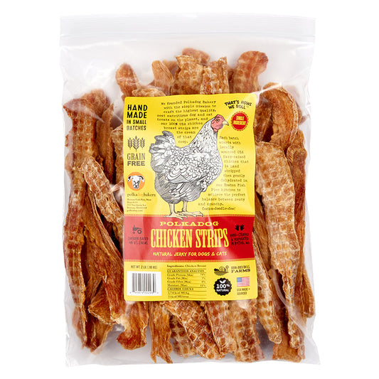 Polka Dog - Chicken Jerky Strips - 2Lb