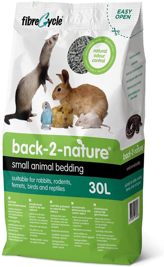 Back 2 Nature Small Animal Bedding 1ea/30 l, 25.5 lb