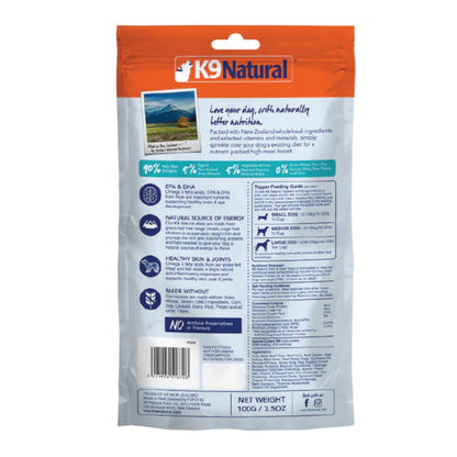 K9 Natural Dog Freeze-Dried Topper Hoki & Beef Topper 3.5oz.