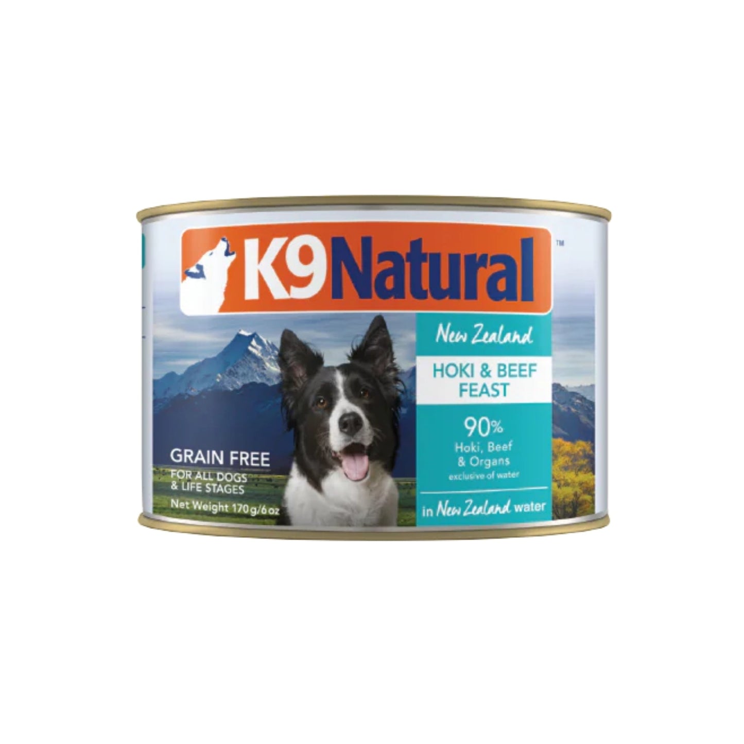 K9 Natural Canned Hoki & Beef Feast 6oz. (Case of 12)