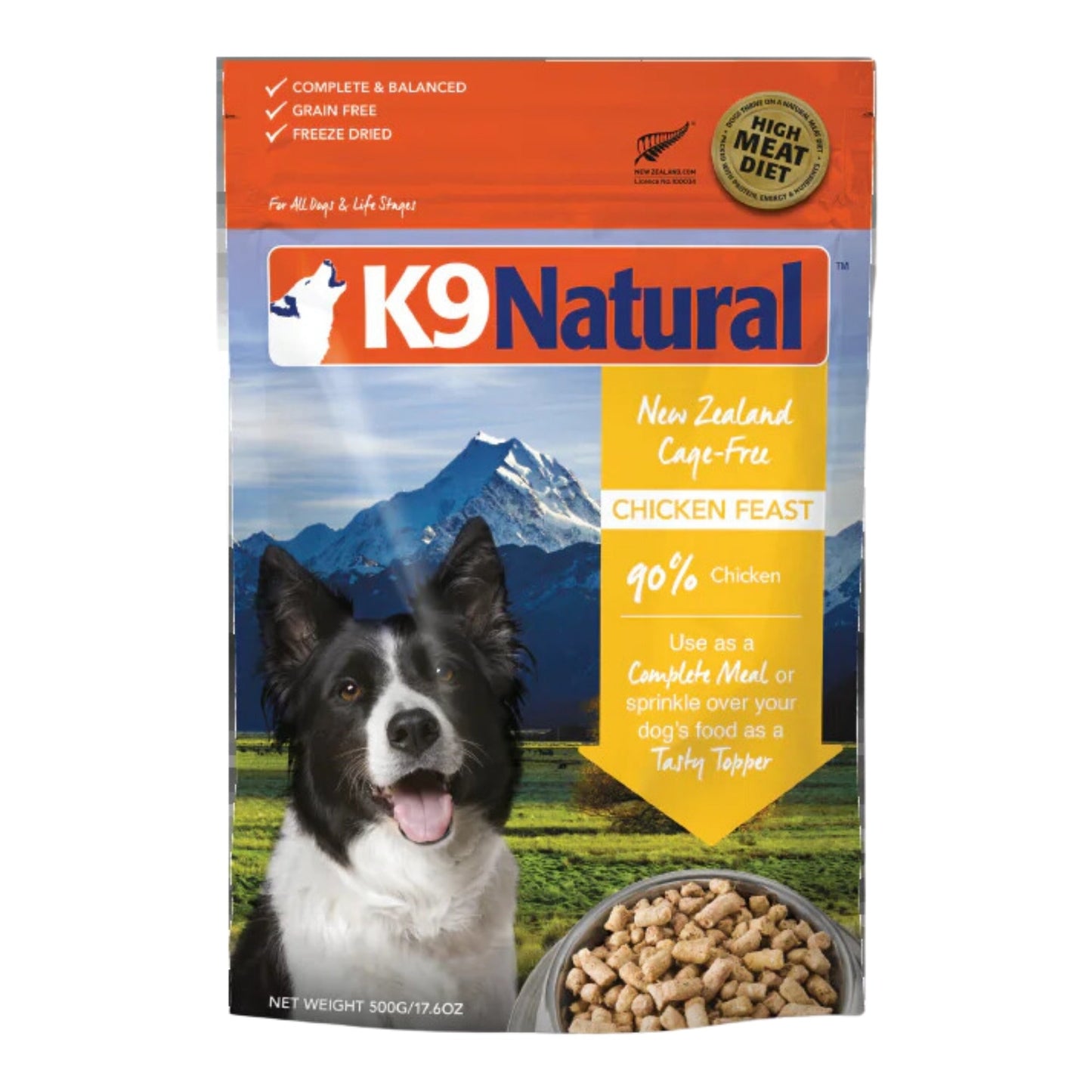 K9 Natural Dog Freeze-Dried Chicken 1.1Lb