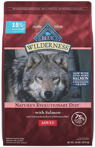 BLUE Wilderness™ Premier Blend Salmon and Tender Meaty Cuts 24lb