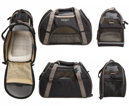 Bergan Comfort Carrier Small Black/Brown