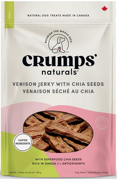 Crump Naturals Venison Chia Seed Jerky