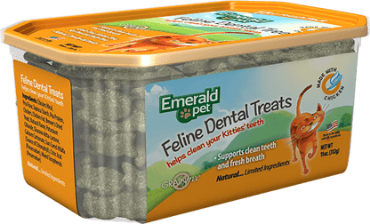 Emerald Pet Feline Dental Cat Treats Chicken 11oz