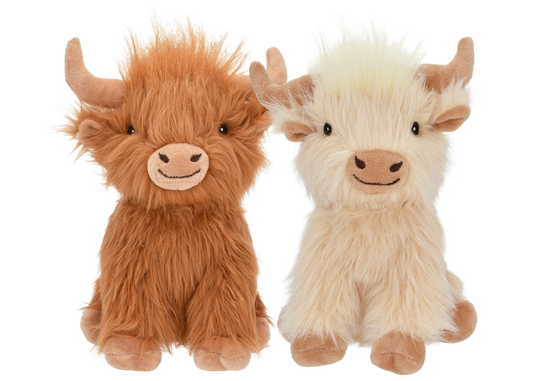 Multipet Highland Cow 14 inch (Colors Vary)