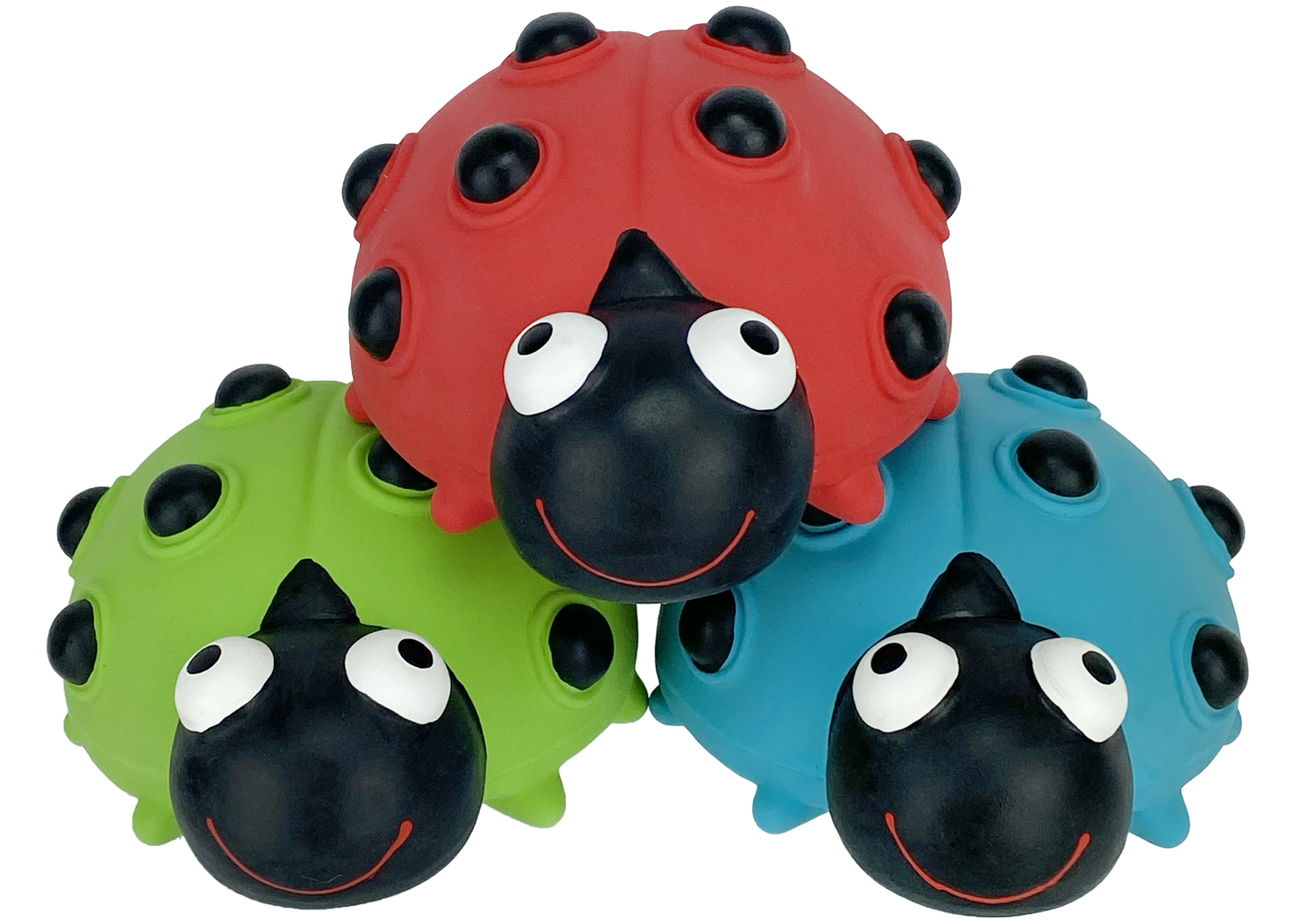 Multipet Look Who’s Poppin’ Lady Bugs 5" (Assorted Colors)