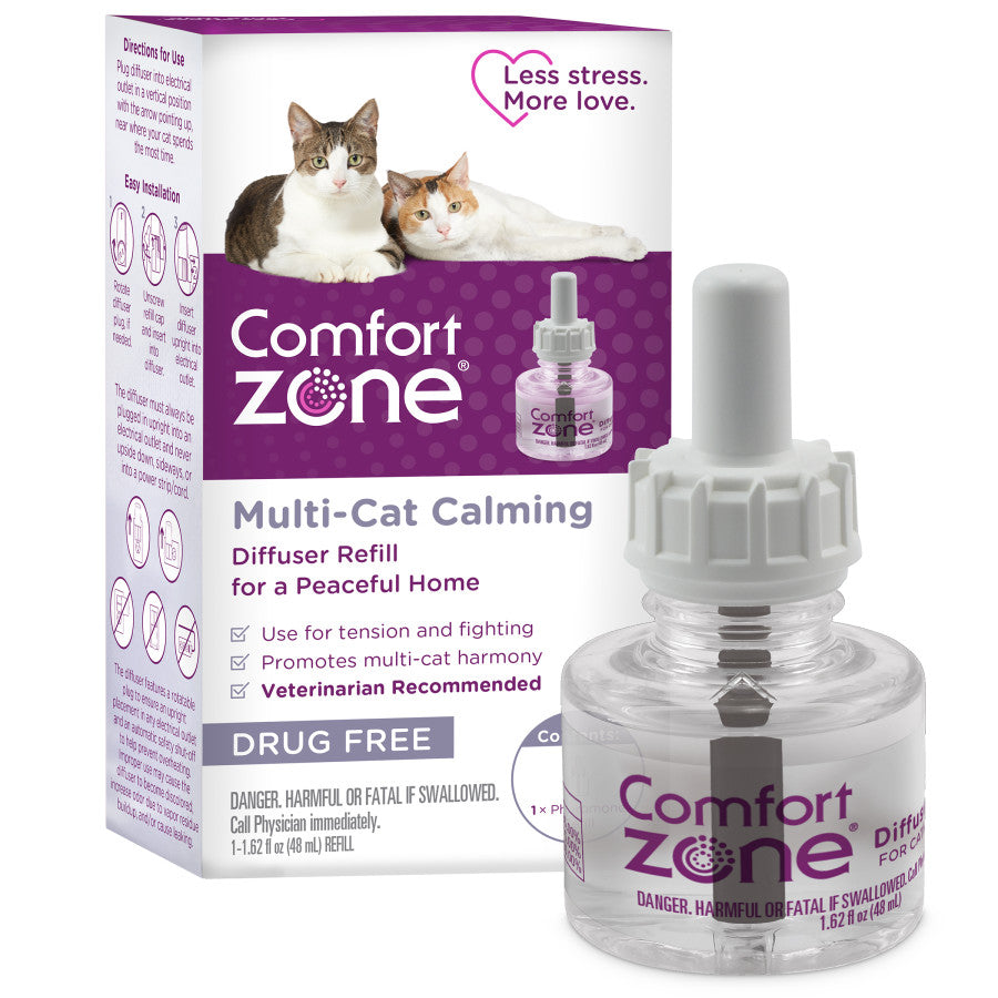 Comfort Zone Comfort Zone Multi Cat Calming Diffuser Refills: 1-pack 1ea/1 Refill