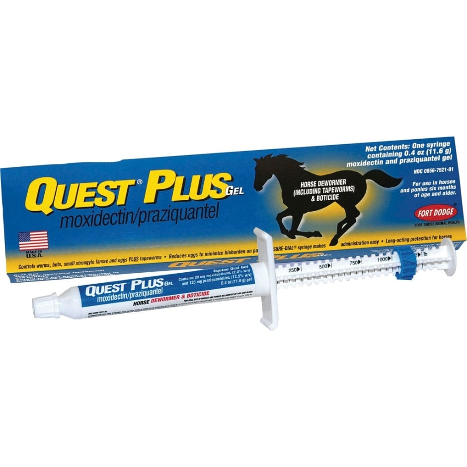 Quest Plus Horse Dewormer Gel .40oz.