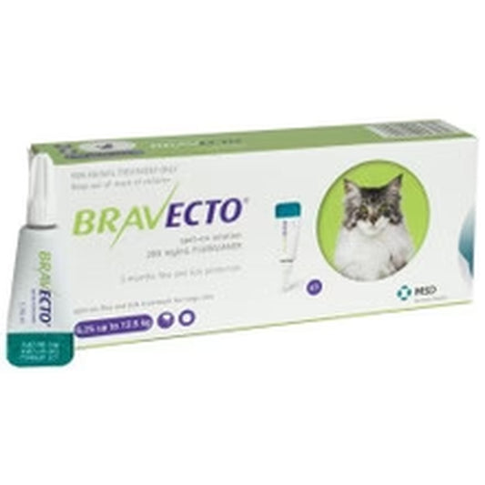 Bravecto 500Mg Spot-On Solution for Large Cats 6.25-12.5Kg (13.8-27.5Lbs)