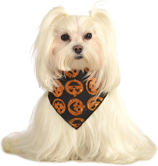 Rubies Glitter Pumpkin Bandana S-M