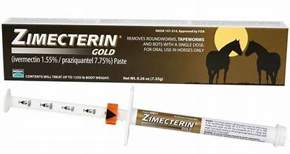 Zimecterin Gold Equine Dewormer .26oz.